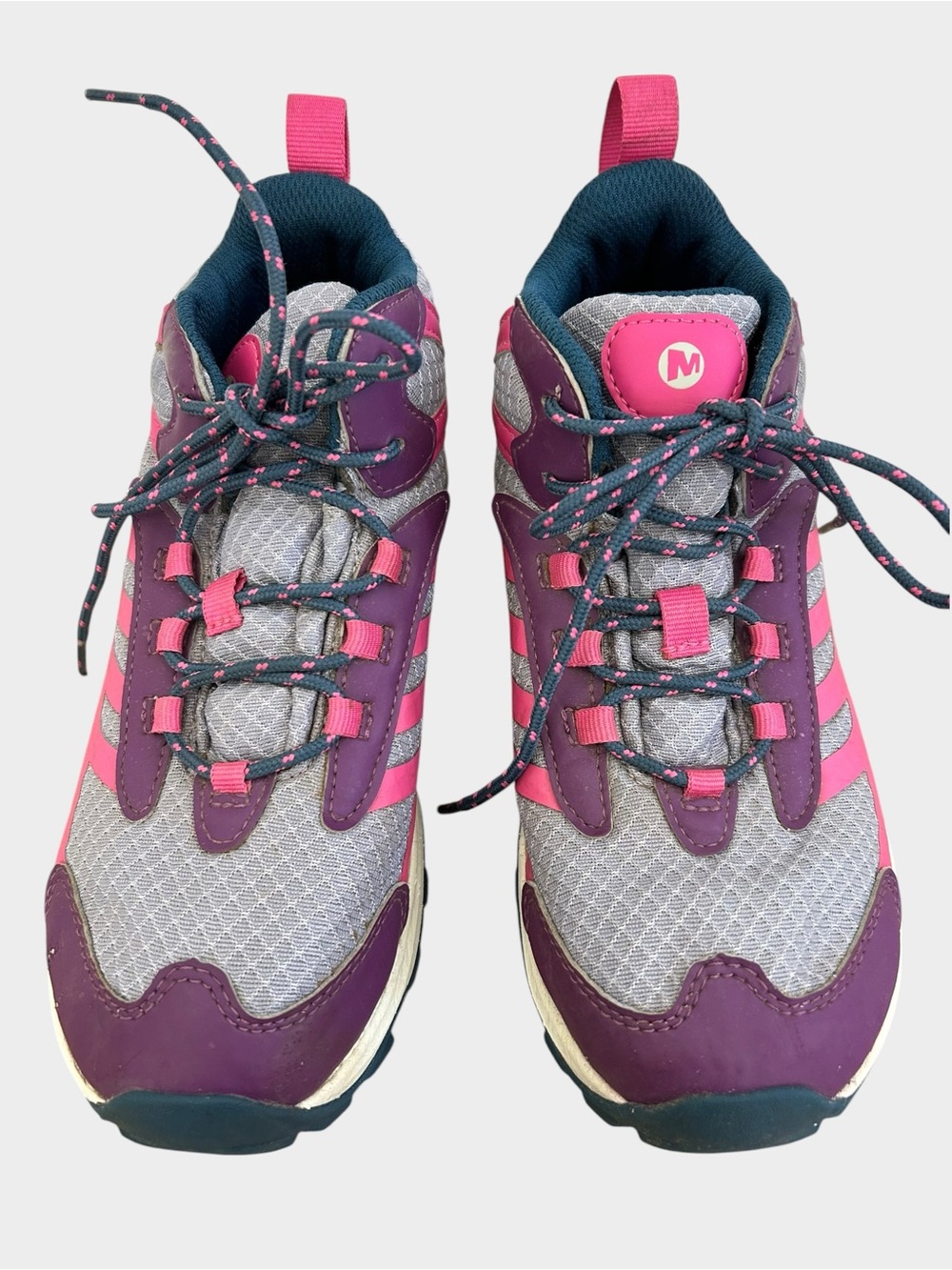 Merrell Moab Speed 2 Waterproof Hiking Boots Kids Size 4 Pink Purple